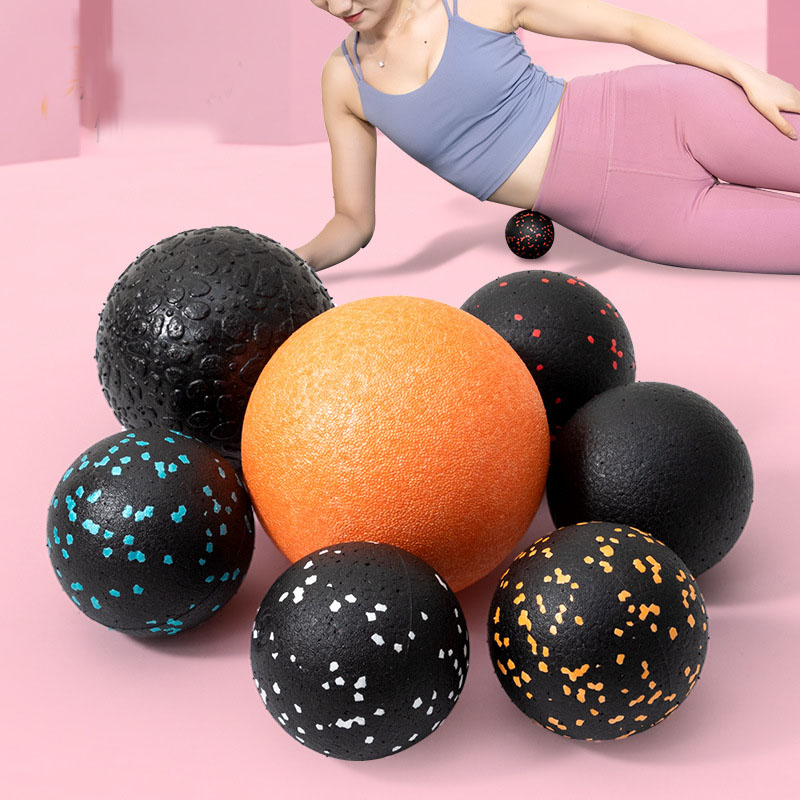 Home Gym Outfit - مجموعة كرات تدليك لاكروس مزدوجة من