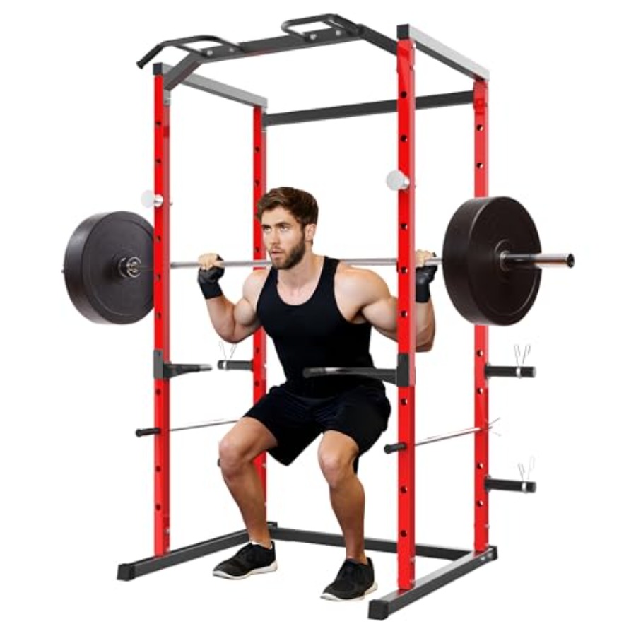 Home Gym Pull Up - قفص تمارين قوي مع قضيب سحب،