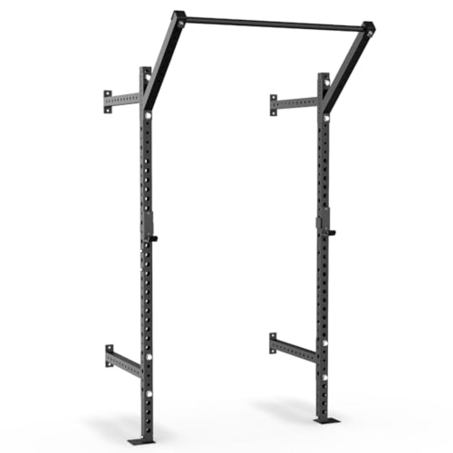 Home Gym Pull Up - حامل سكوات مثبت على الحائط للاستخدام
