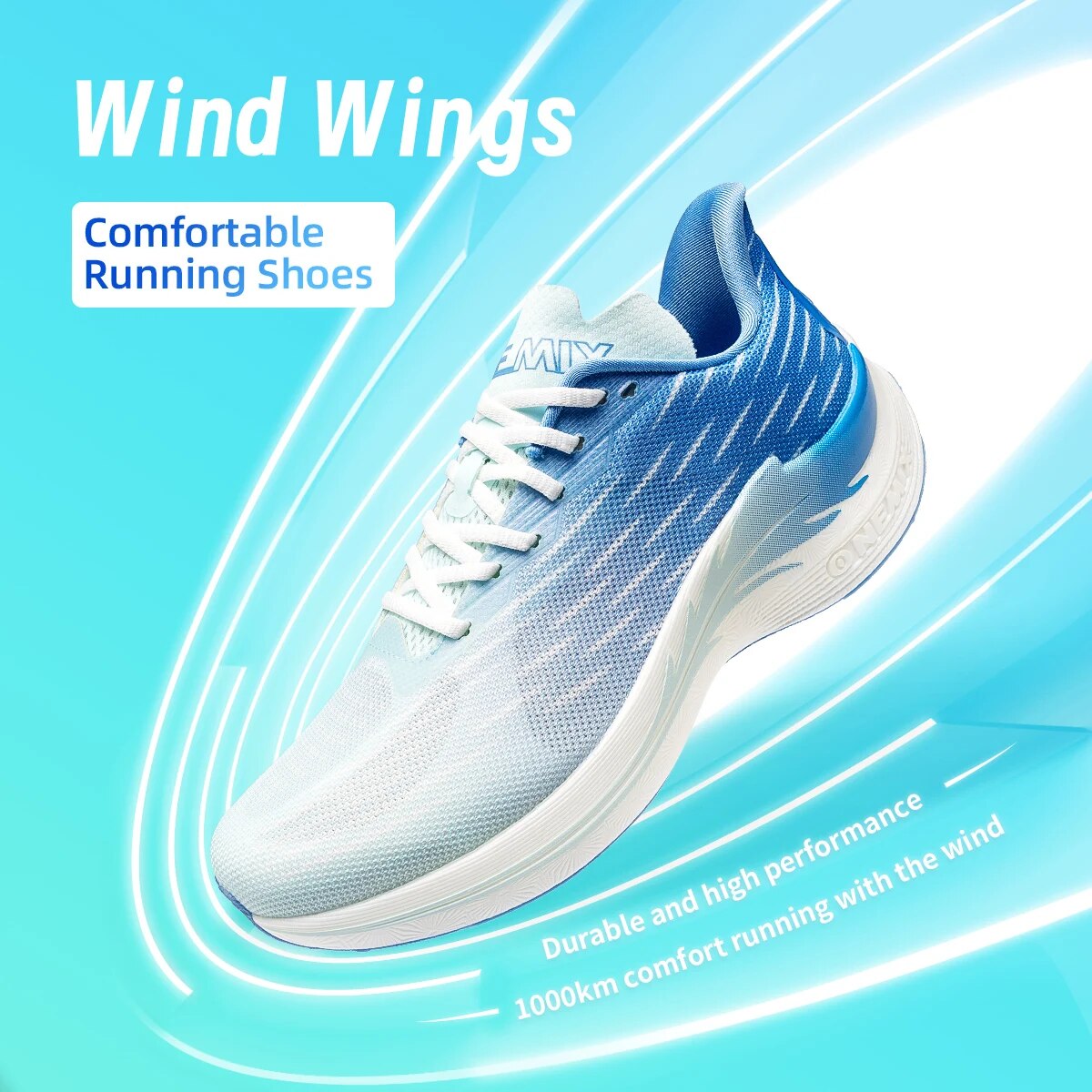 Speed Parachute Sprint - Onemix 2024 جديد تنفس سرعة احذية