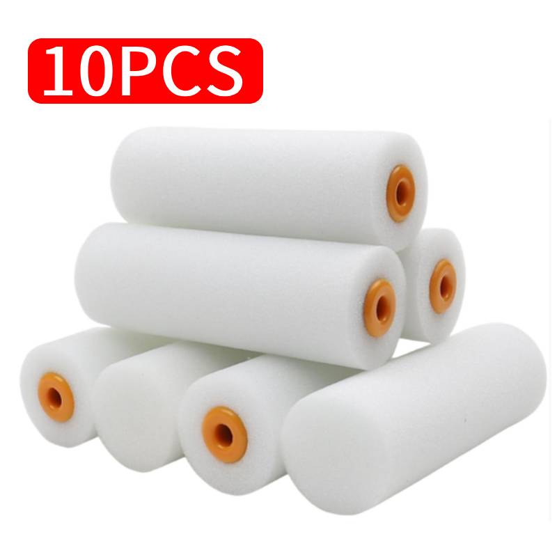 Foam Roller High Density - مجموعة من 10 بكرات طلاء إسفنجية