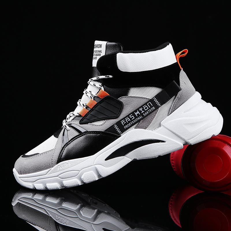 Home Gym Outfit - Hightop الصيف الرجال الأحذية الرياضية الرجل