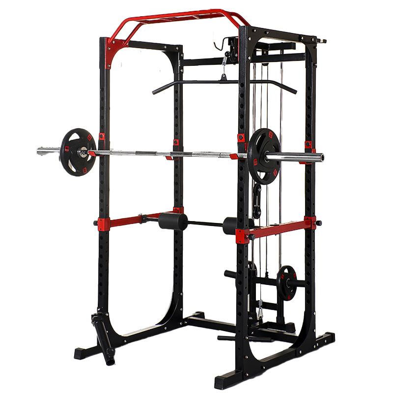 Home Gym Pull Up - قفص الطاقة التجاري رف القرفصاء متعدد