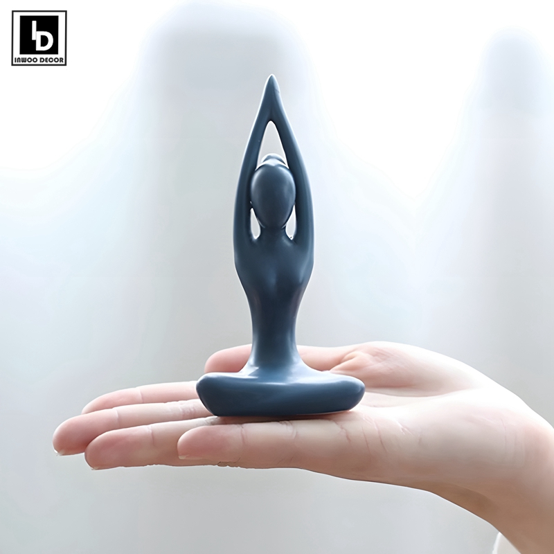 Home Gym Zen - زينات يوجا تجريدية للنساء ، زخارف