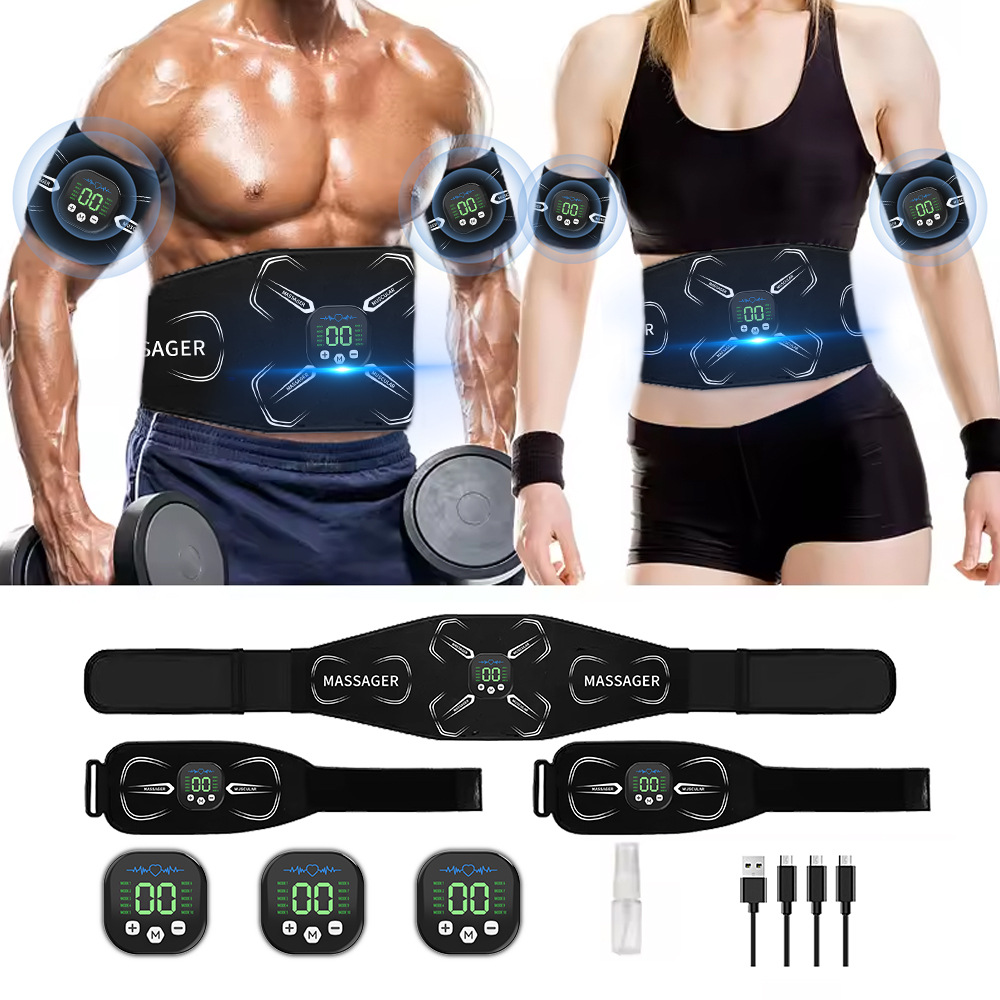 Home Gym Multifunctional - جهاز تحفيز العضلات الكهربائي EMS، مدرب
