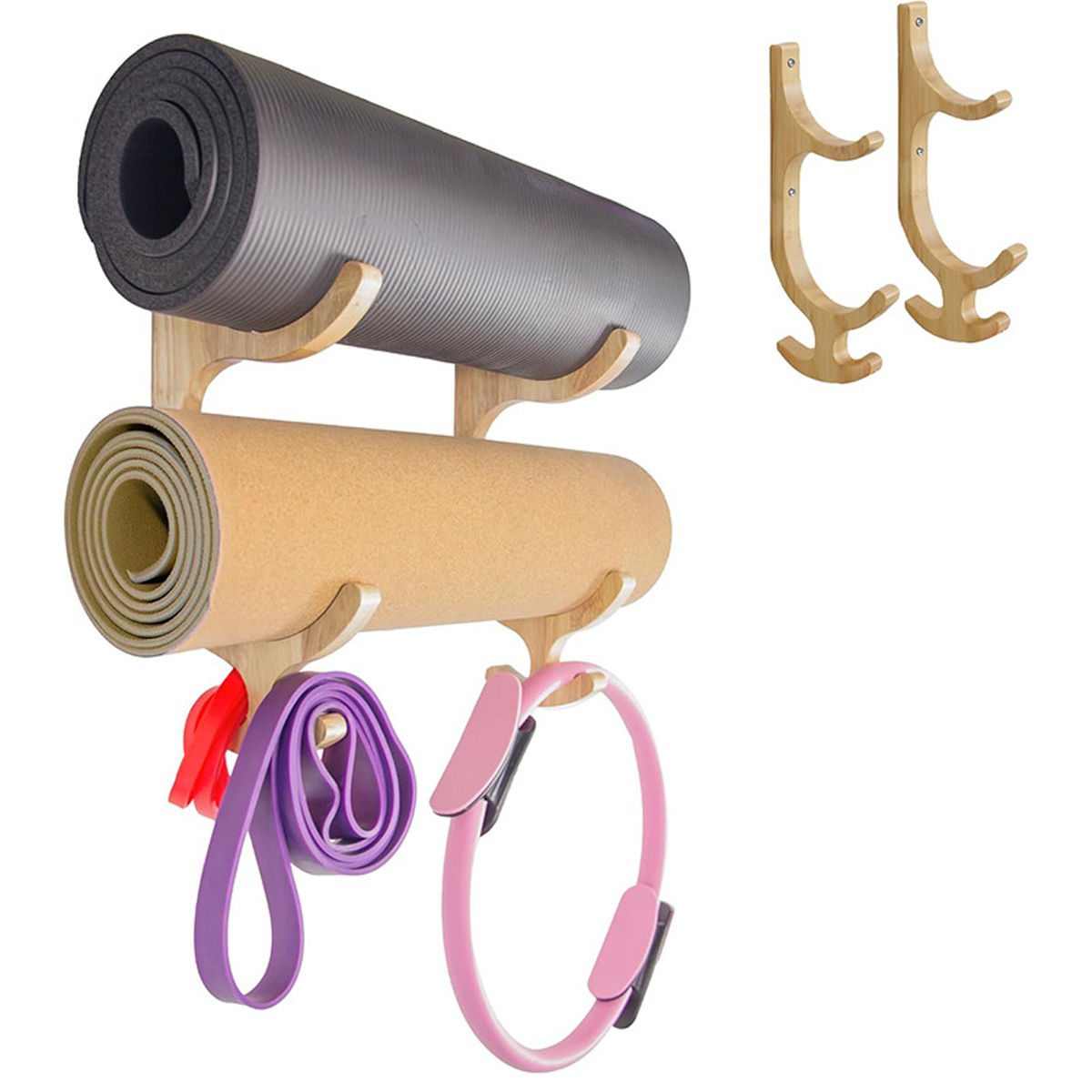 حامل شريط مقاومة من قطعتين يثب - مراجعة Home Gym Resistance وسعره
