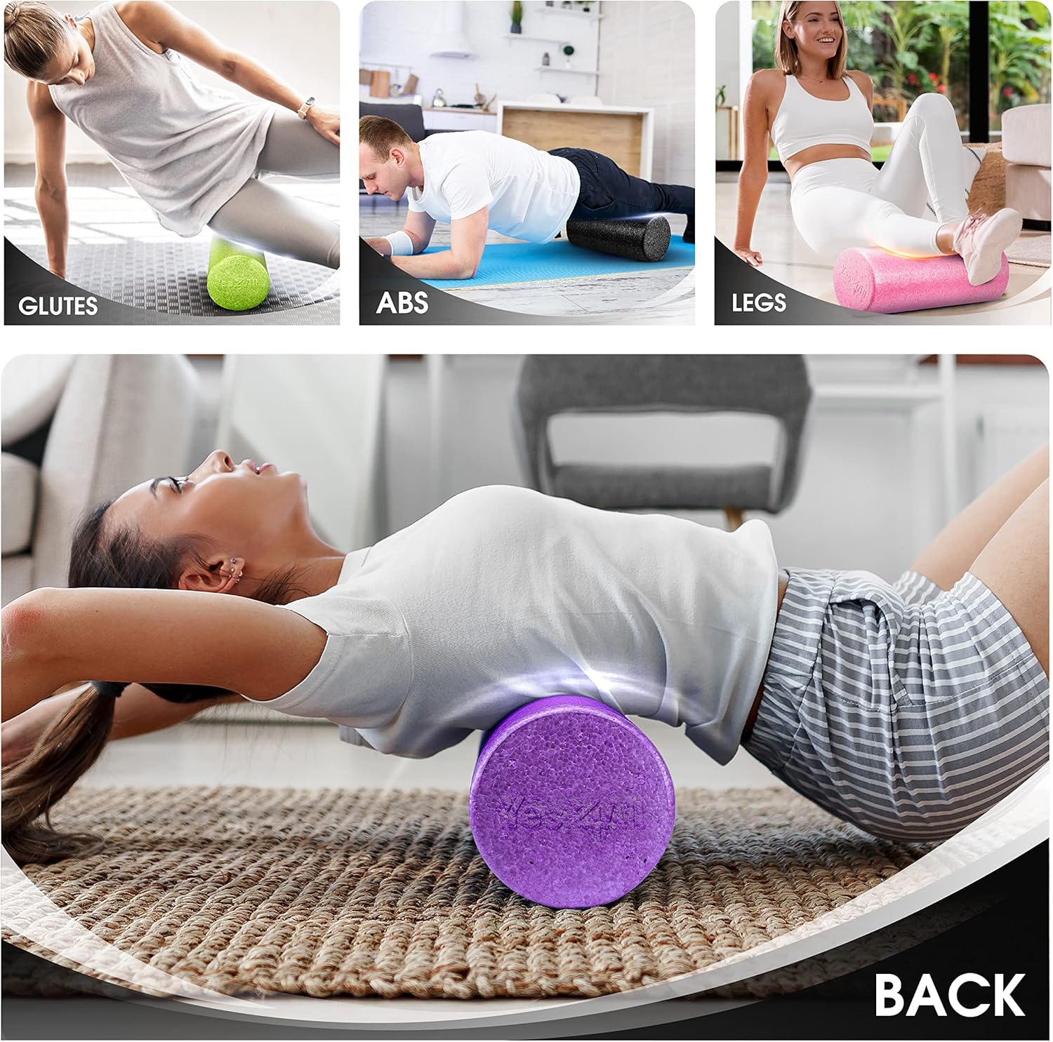 ‌ أسطوانة إسفنجية EPP عالية ال - مراجعة Foam Roller High Density وسعره