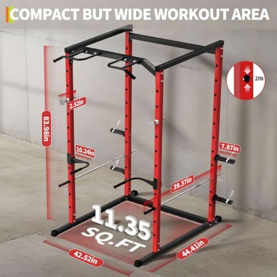قفص تمارين قوي مع قضيب سحب، رف - مراجعة Home Gym Pull Up وسعره