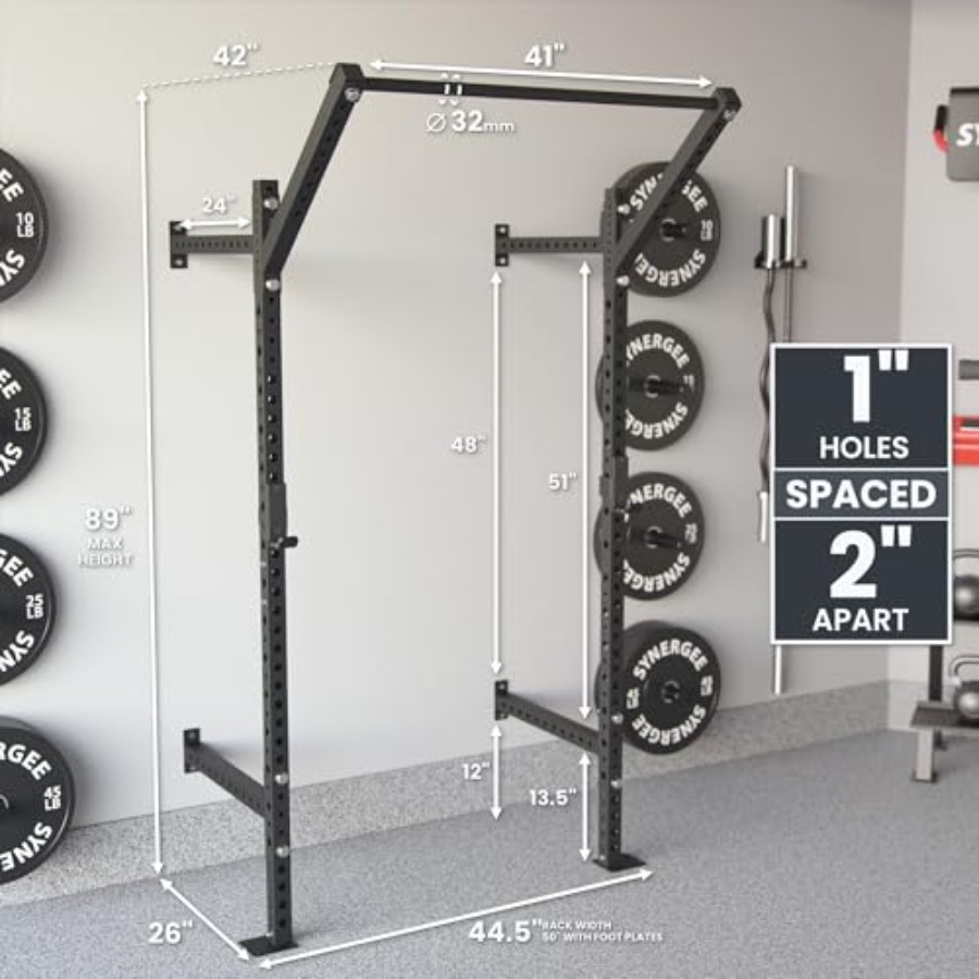 حامل سكوات مثبت على الحائط للا - مراجعة Home Gym Pull Up وسعره