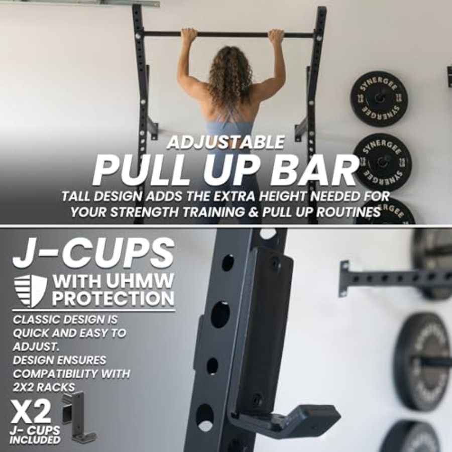 حامل سكوات مثبت على الحائط للا - مراجعة Home Gym Pull Up وسعره