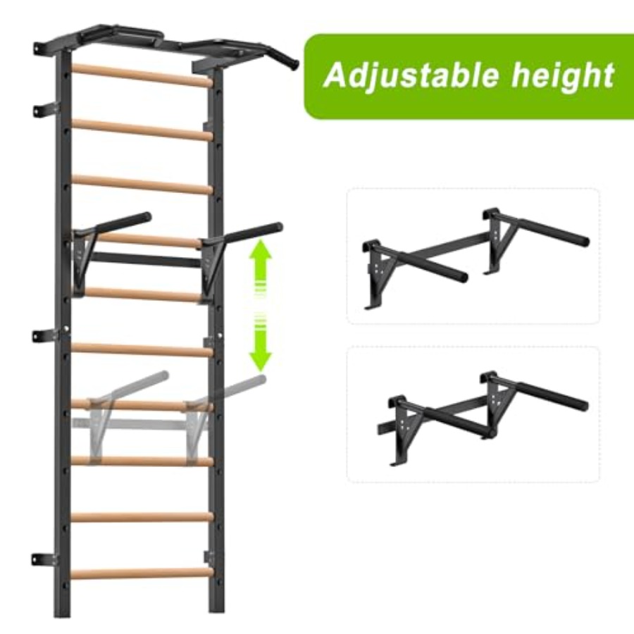 عارضة جدارية للجمباز 2x2، سلم  - مراجعة Home Gym Pull Up وسعره