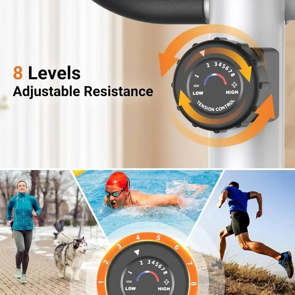 جهاز المشي البيضاوي الصامت للص - مراجعة Home Gym Resistance وسعره