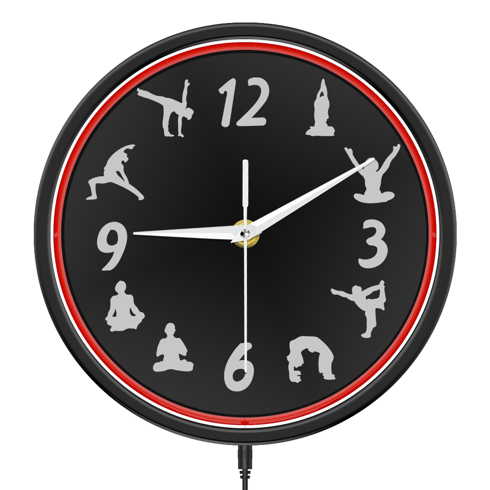 ساعة حائط مضيئة بتقنية LED على - مراجعة Home Gym Zen وسعره