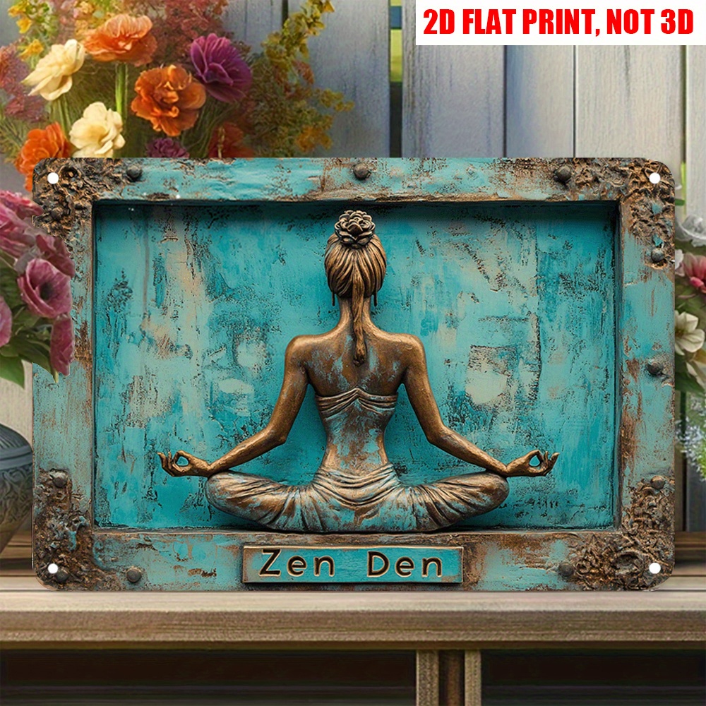 لوحة فنية معدنية مسطحة ثنائية  - مراجعة Home Gym Zen وسعره