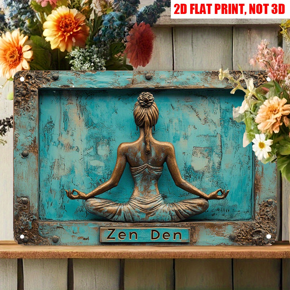 لوحة فنية معدنية مسطحة ثنائية  - مراجعة Home Gym Zen وسعره