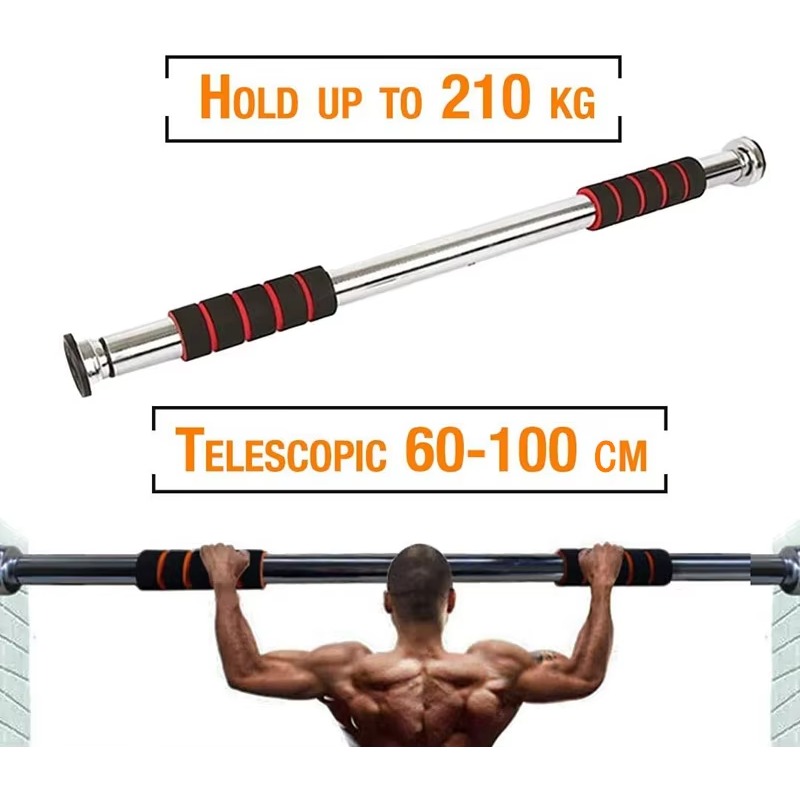 قضبان سحب ورفع للباب قابلة للت - مراجعة Home Gym Pull Up وسعره