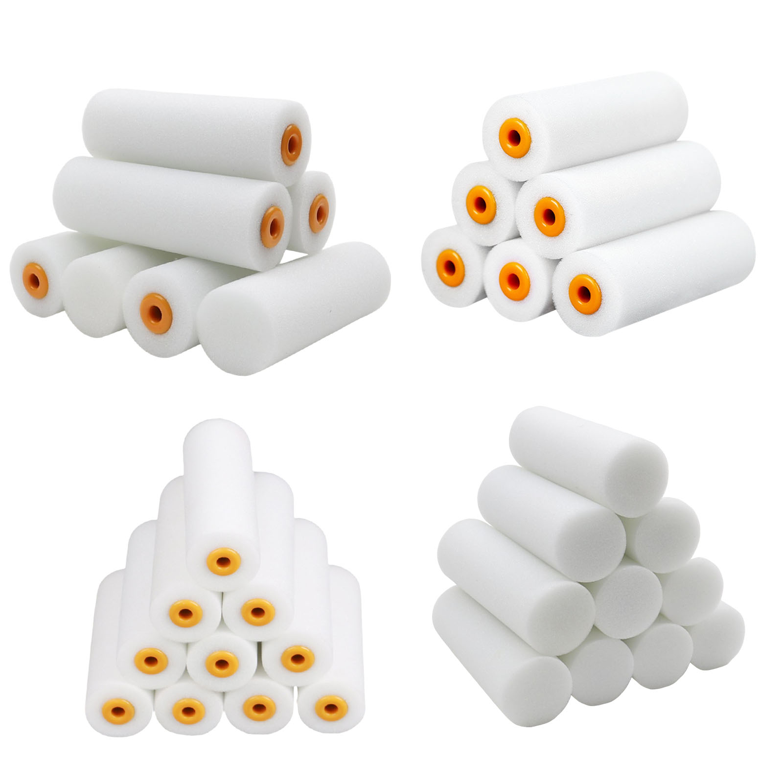 10 قطع من بكرات الطلاء الإسفنج - مراجعة Foam Roller High Density وسعره